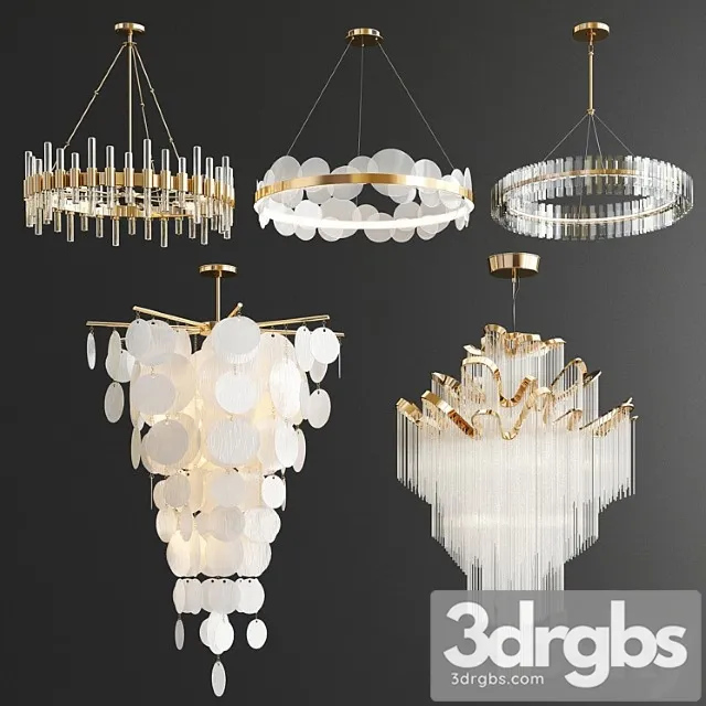 Chandelier Collection 5 Type 3dsmax Download