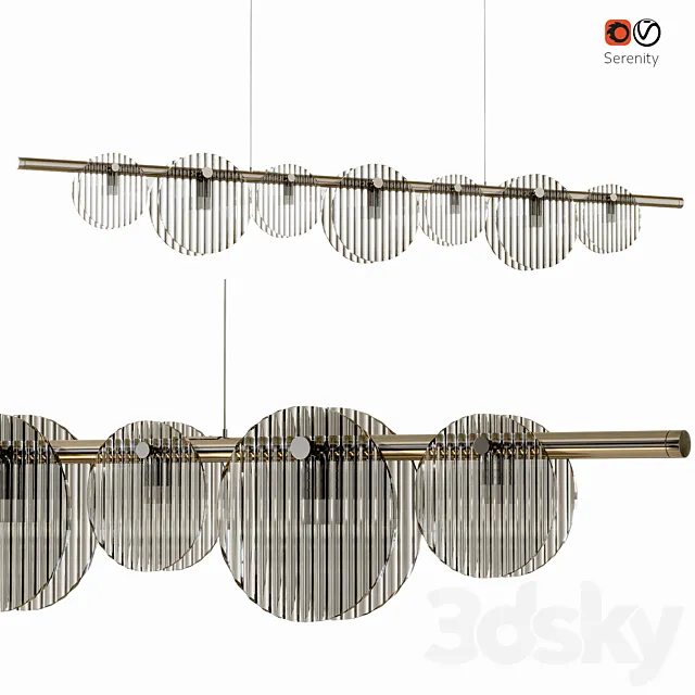 Chandelier Corner Design Serenity 3ds Max