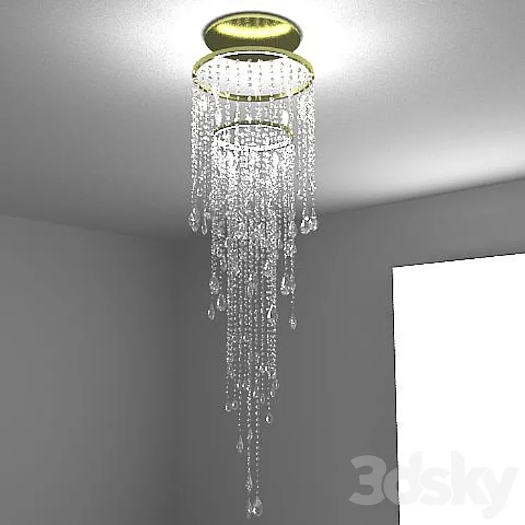 chandelier Crystal 3DS Max