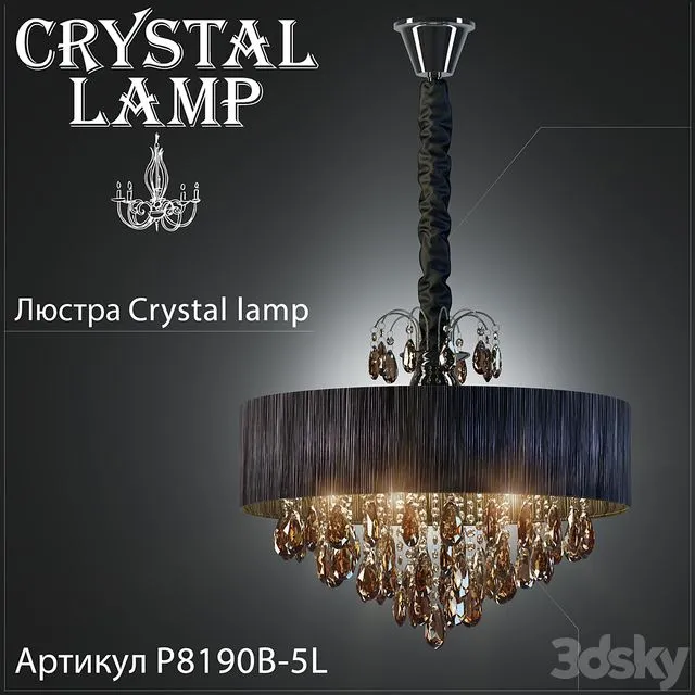 Chandelier Crystal Lamp P8190B-5L 3dsMax Model