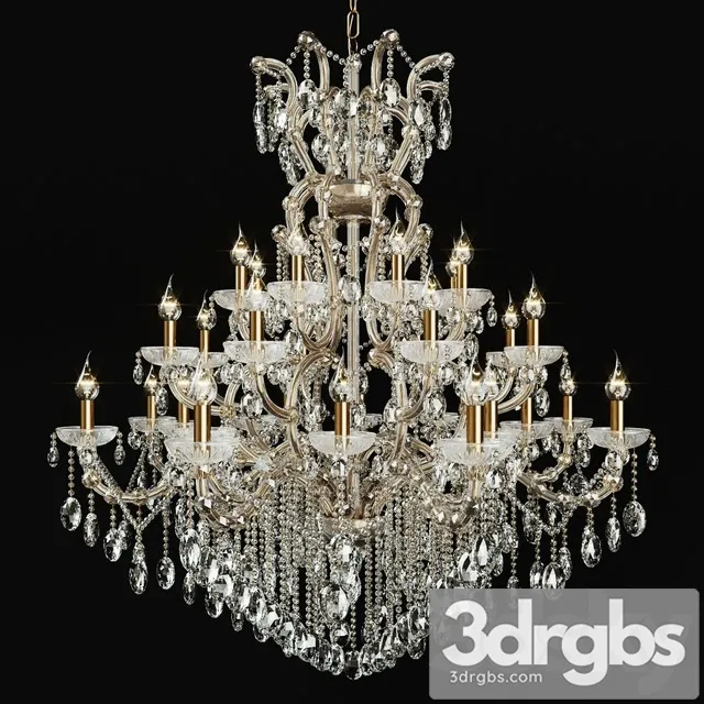 Chandelier Crystal Lux Hollywood SP16 3dsmax Download