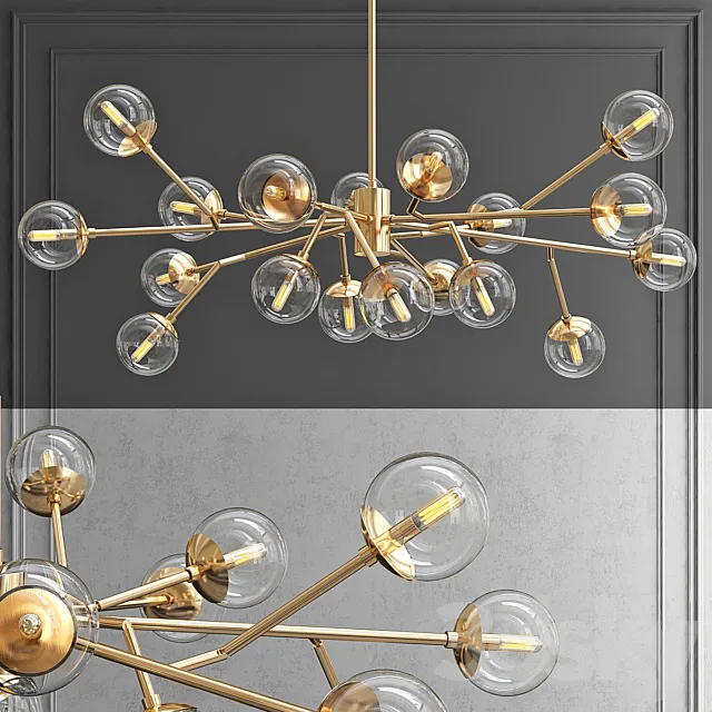 Chandelier Dallas Chandelier 3DS Max Model