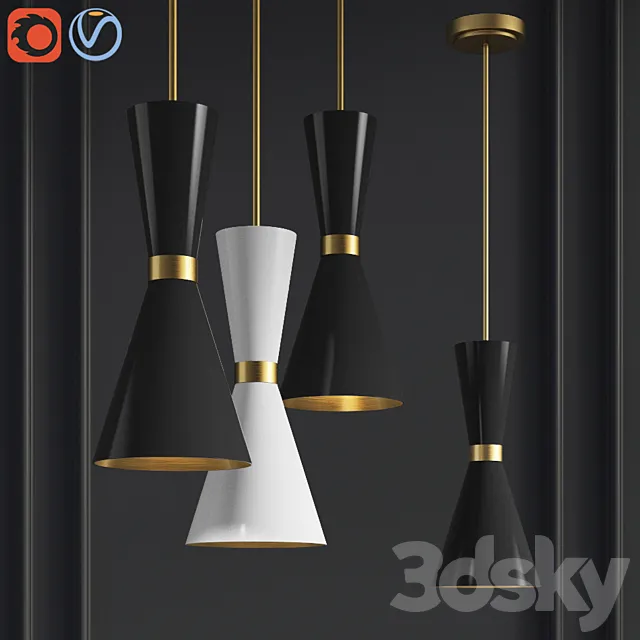 Chandelier Delightfull Cairo Pendant 3ds Max