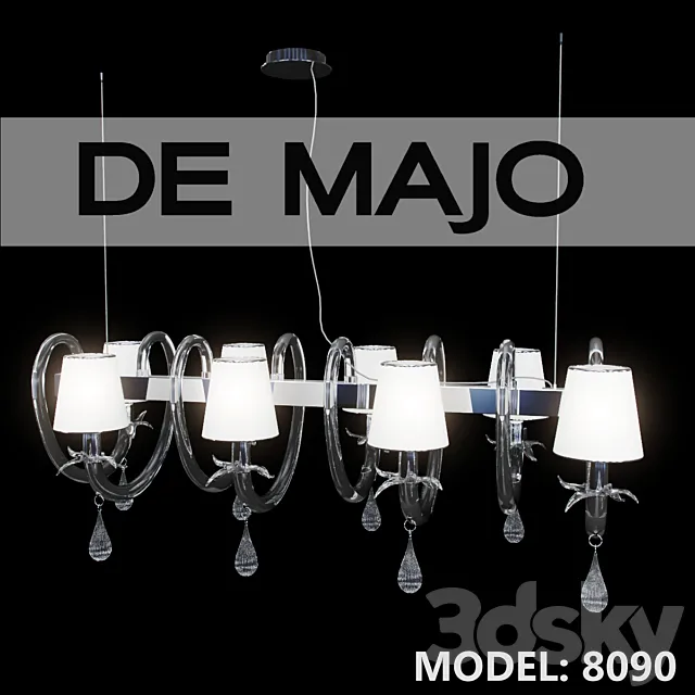 Chandelier DEMAJO 8090 K8 by Francesco Dei Rossi 3ds Max