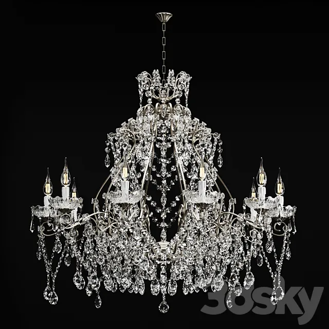 Chandelier DUE EFFE 10 LAMPS 3ds Max