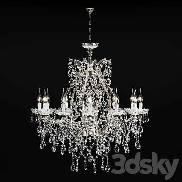 Chandelier DUE EFFE BIG 3ds Max