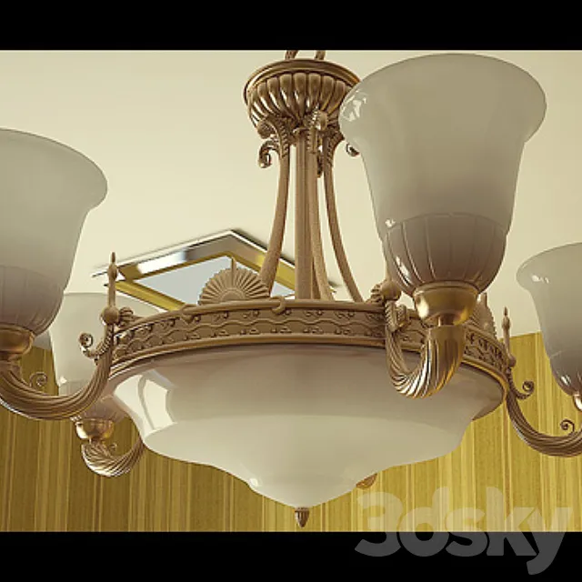 Chandelier Esparta 728A 3ds Max