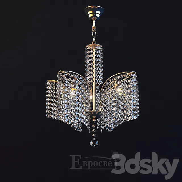 Chandelier Eurosvet 3122_5 3DS Max Model