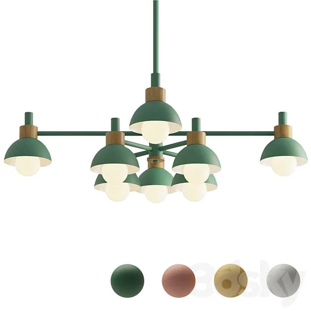 Chandelier FANTA A 8 Anzazo Lampatron 3ds Max