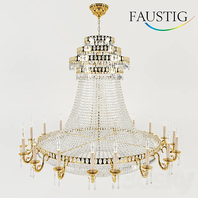 Chandelier Faustig 3DS Max Model