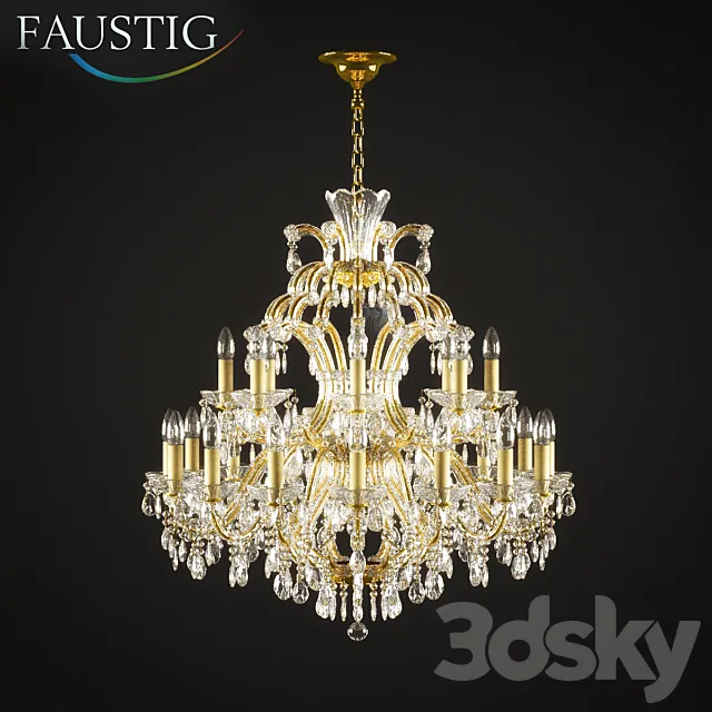 Chandelier Faustig 42000 _ 26sws 3DS Max Model