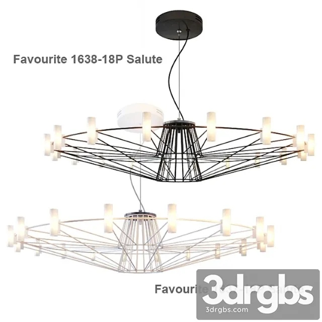 Chandelier favorite 1638-18p salute and favorite 1637-18p salute 3dsmax Download
