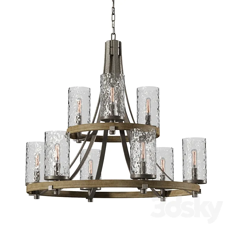 Chandelier FEISS ANGELO QN-ANGELO9 3DS Max