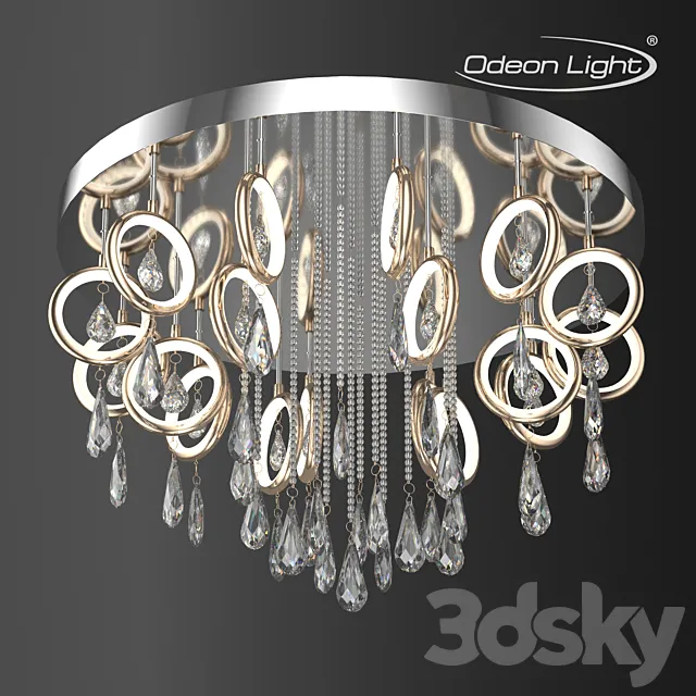 Chandelier for ceiling ODEON LIGHT 4034 _ 99CL ORIO 3DS Max Model