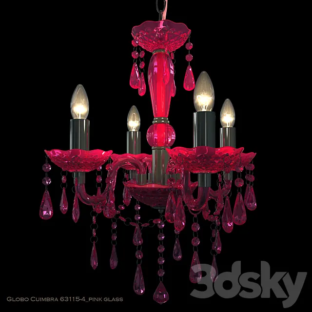 Chandelier Globo Cuimbra (4 lamps) 3DSMax File