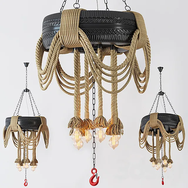 Chandelier Gomma 3ds Max
