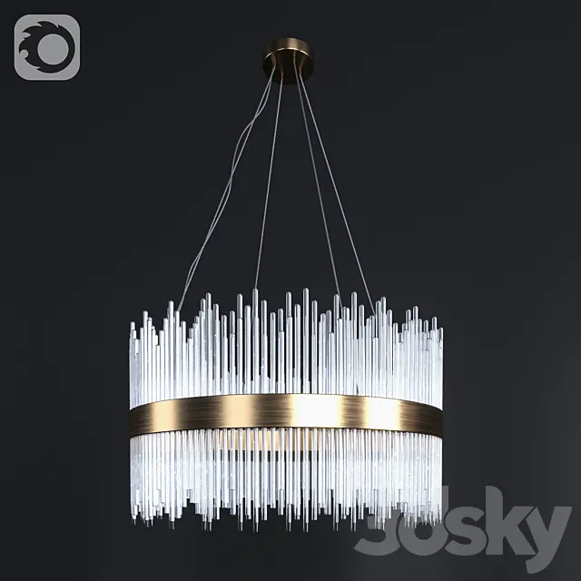 Chandelier Gramercy Home Arabona 3DS Max Model