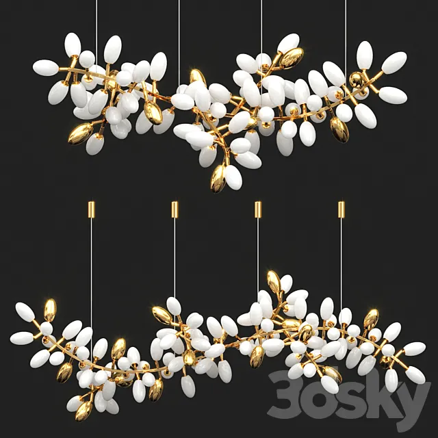 Chandelier Grapes 3ds Max