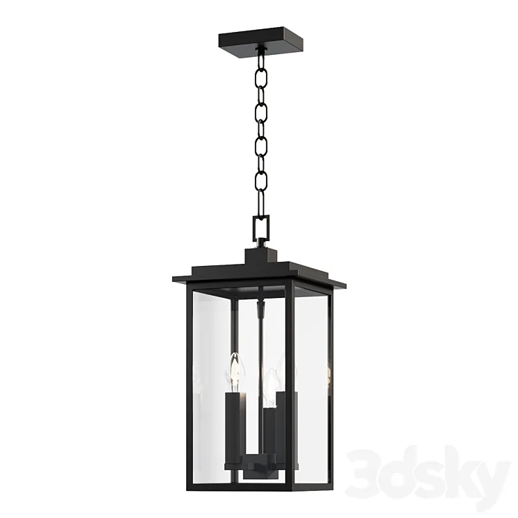 Chandelier Griffith Outdoor Hanging Lantern Light 3DS Max
