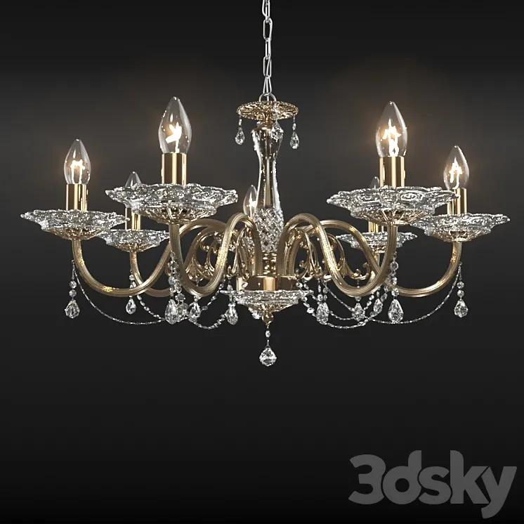 Chandelier H8499_07_A_G 3DS Max