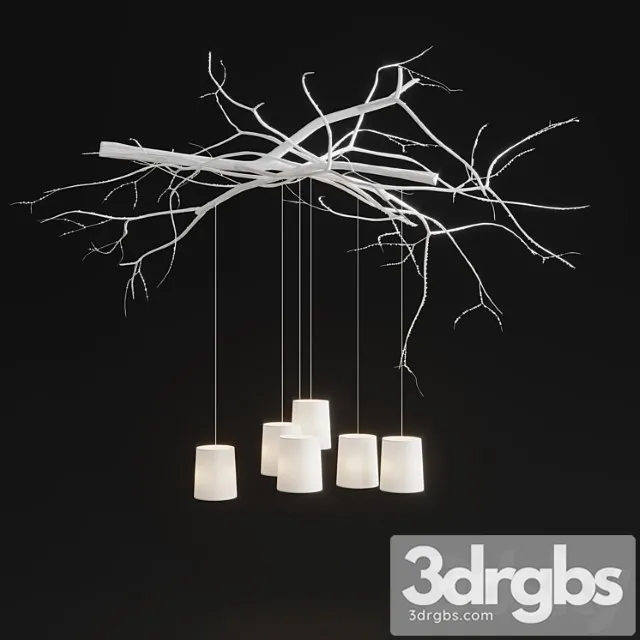 Chandelier handmade in chalet style 3dsmax Download