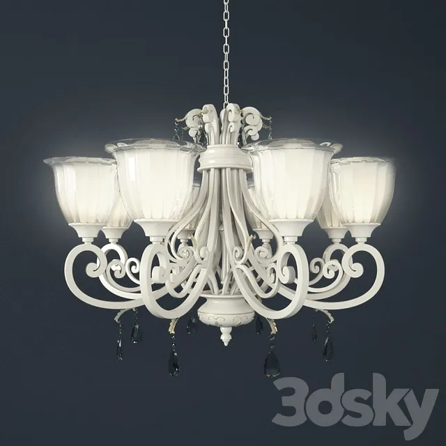 Chandelier hanging MW-Light Versace 3DS Max Model