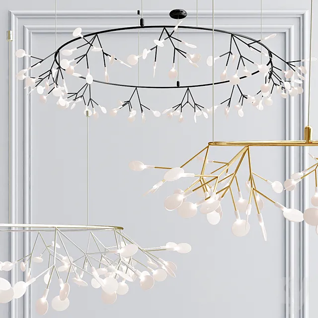 Chandelier heracleum the big o 3DS Max Model