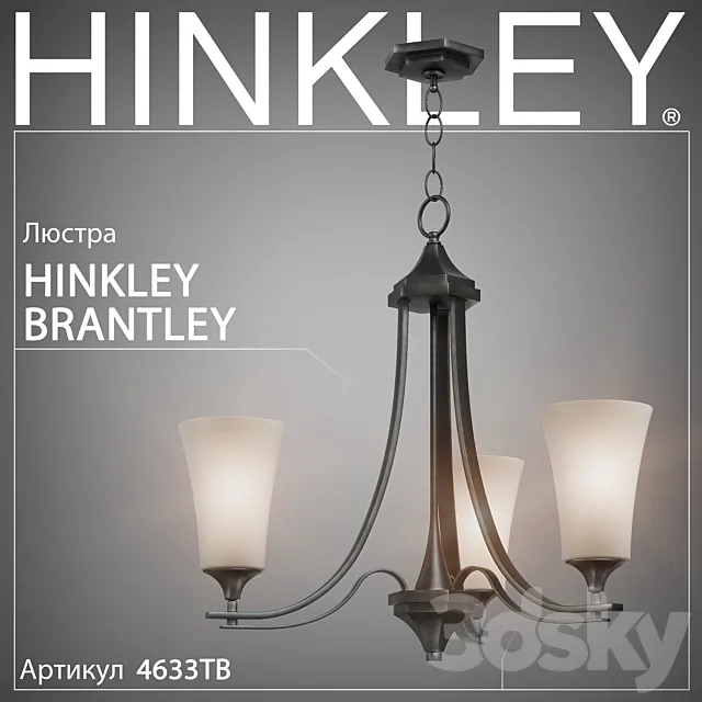 Chandelier Hinkley Brantley 4633TB 3ds Max