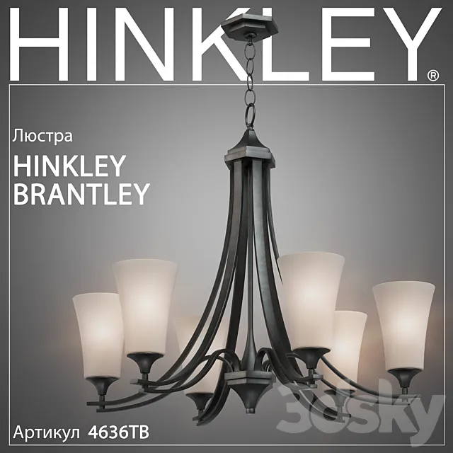 Chandelier Hinkley Brantley 4636TB 3ds Max