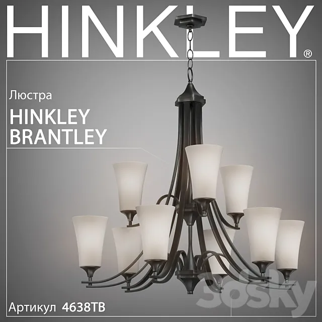 Chandelier Hinkley Brantley 4638TB 3DS Max Model