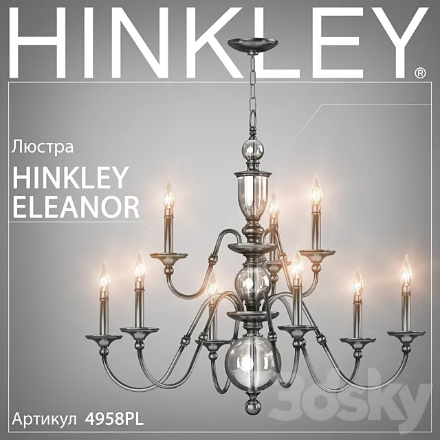 Chandelier Hinkley Eleanor 4958PL 3ds Max