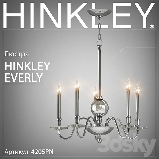 Chandelier Hinkley Everly 4205PN 3ds Max