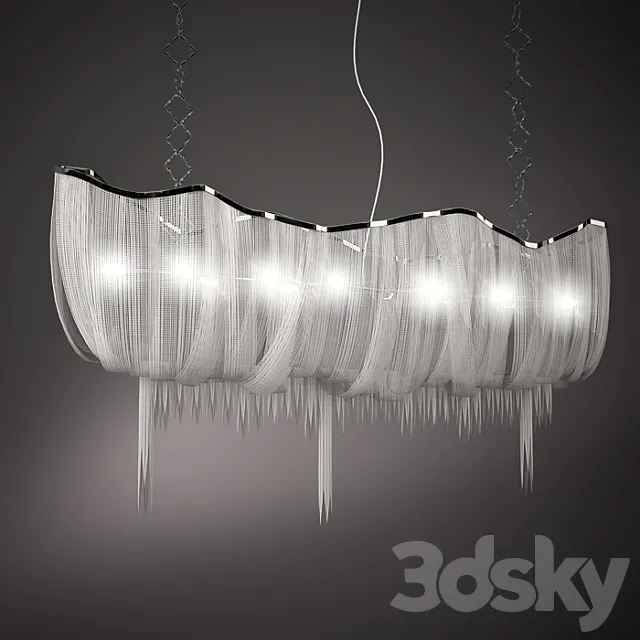 Chandelier Hudson Furniture 3DS Max Model