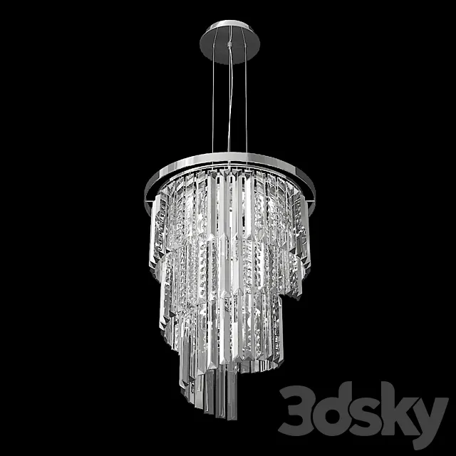 Chandelier Ideal lux CARLTON SP8 3ds Max
