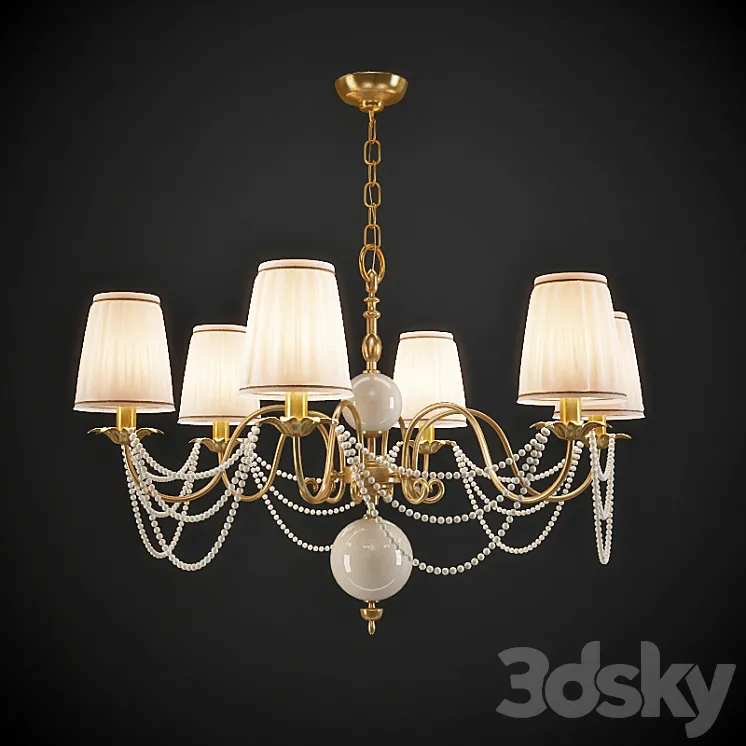 Chandelier IL Paralume Marina 1794 \/ CH6 3DS Max
