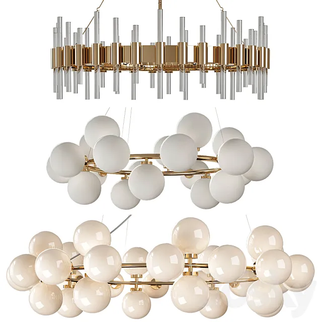 Chandelier Inflora 3ds Max