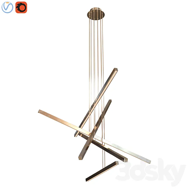 Chandelier kimpton 3DSMax File