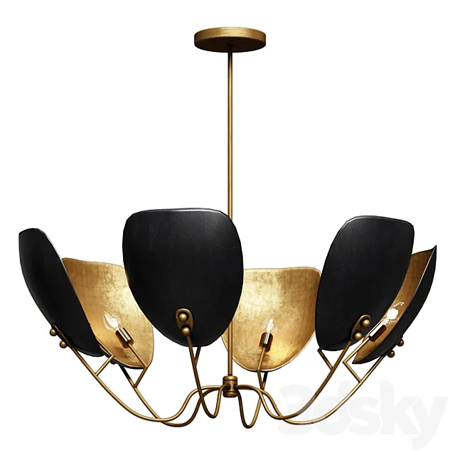 Chandelier Lamp SAVO CHANDELIER 3DS Max Model