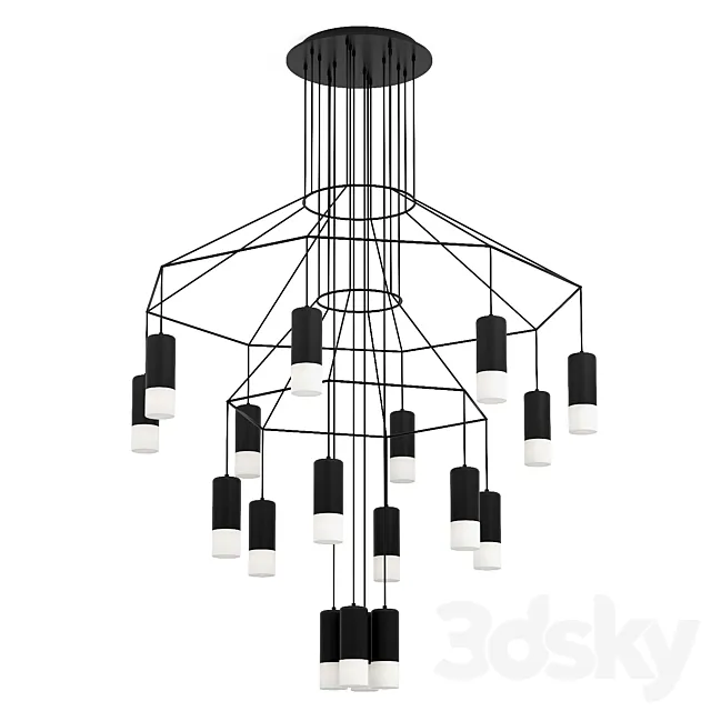 Chandelier Lampatron – VIBIA 3ds Max