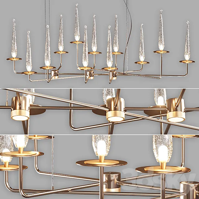 Chandelier Lancelot by Cattelan 3ds Max