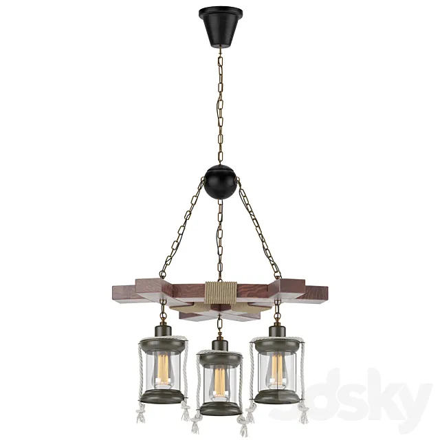 chandelier light 3 3DSMax File
