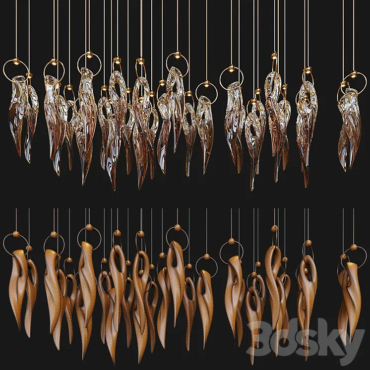 Chandelier Light Vargov 3DS Max