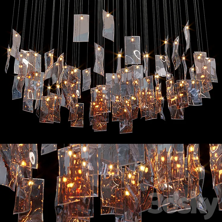 Chandelier Light Vargov 3DS Max