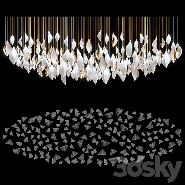 Chandelier Light Vargov 3ds Max