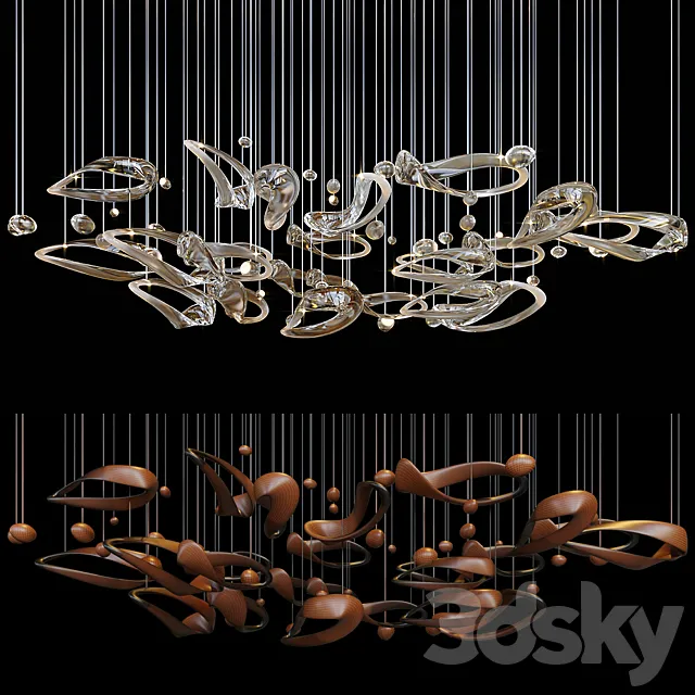 Chandelier Light Vargov 3ds Max