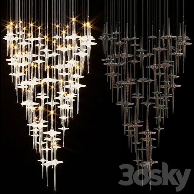 Chandelier Light Vargov 3ds Max