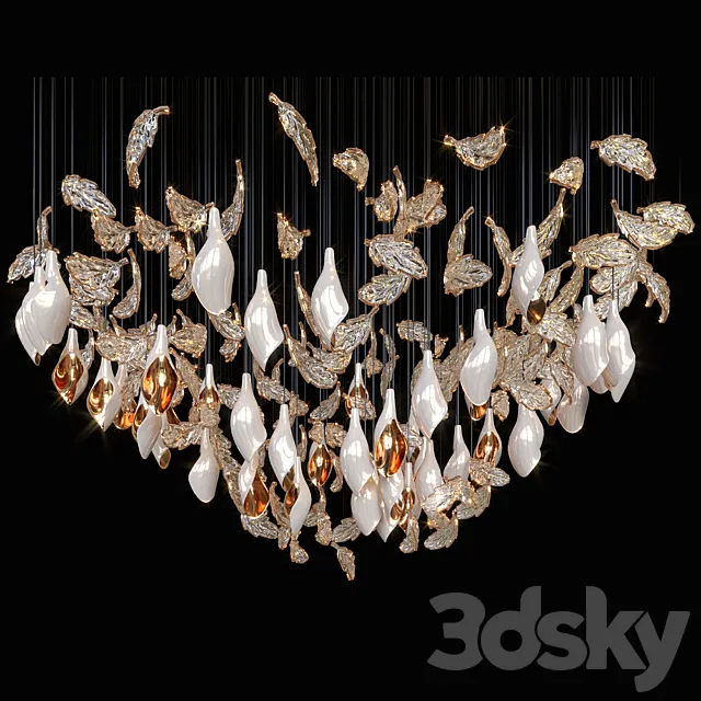 Chandelier Light Vargov 3ds Max