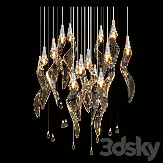 Chandelier Light Vargov 3ds Max