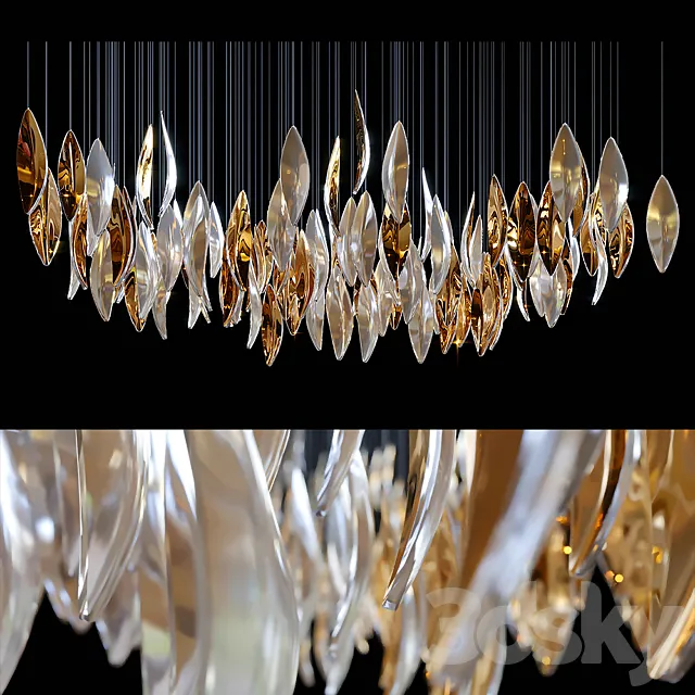 Chandelier Light Vargov 3DS Max Model