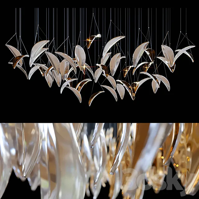 Chandelier Light Vargov 3DS Max Model